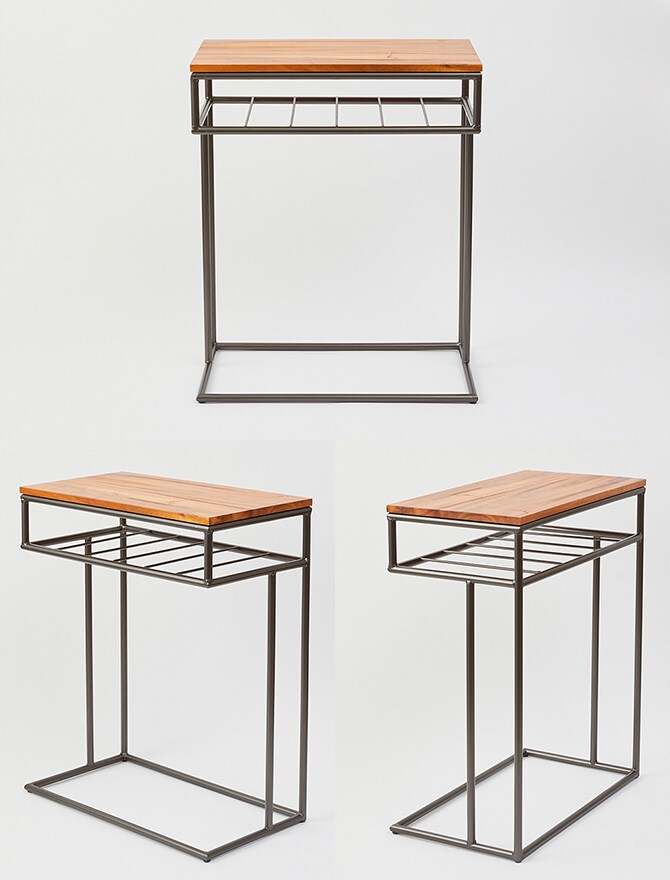 Horn Please ホーン プリーズ WOOD＆IRON サイドテーブル ワイド 