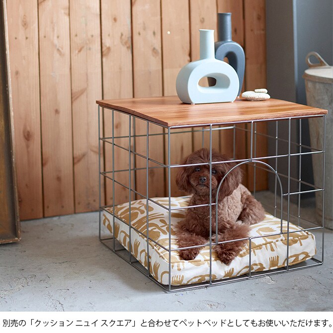 Horn Please ホーン プリーズ WOOD＆IRON バスケットテーブル スクエア 