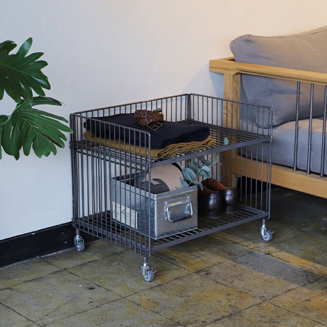 COLLEND コレンド ワイヤーワゴン ワイド・シングル 