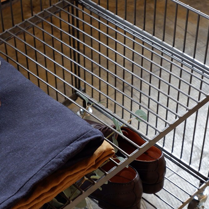 COLLEND コレンド ワイヤーワゴン ワイド・シングル 