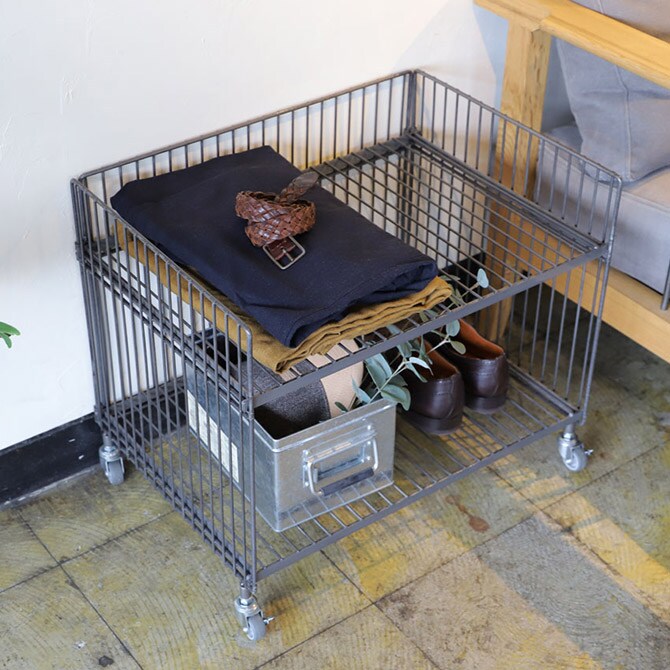 COLLEND コレンド ワイヤーワゴン ワイド・シングル 