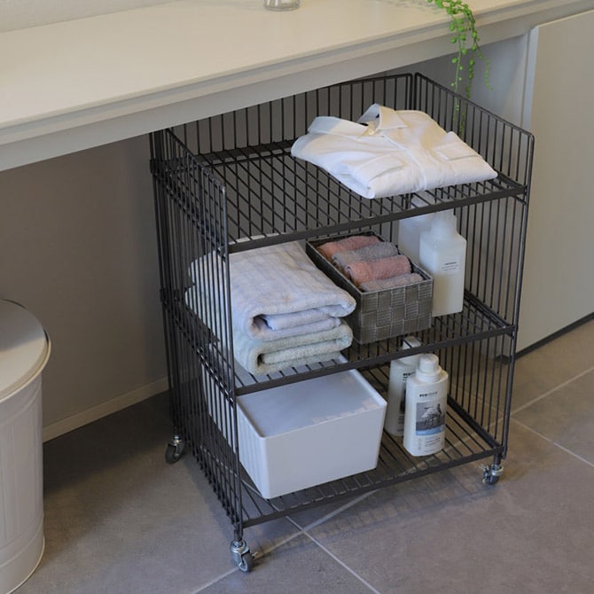 COLLEND コレンド ワイヤーワゴン ワイド・ダブル 