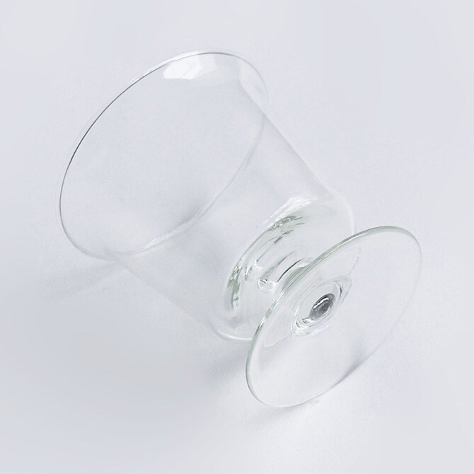 shesay シセイ リューズガラス ステムカップ メロウ ワイド【単品】  ステムカップ デザートグラス ガラス コップ おしゃれ コーヒーゼリー ヨーグルト 北欧 ナチュラル リサイクルガラス  