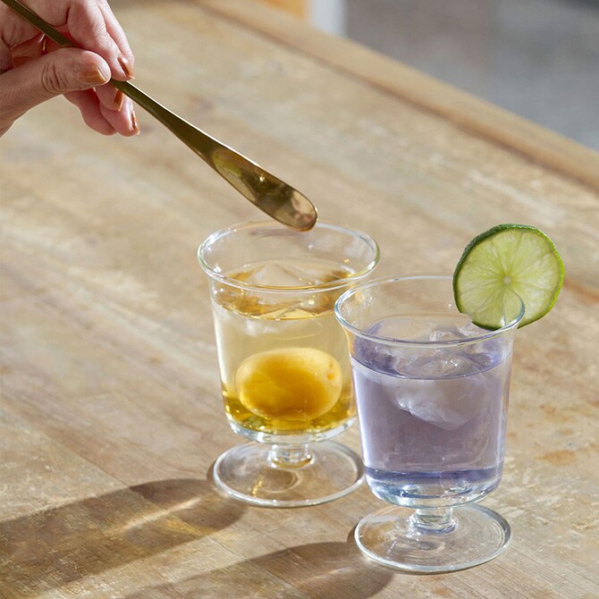 shesay シセイ リューズガラス ステムカップ メロウ トール【単品】  ステムカップ デザートグラス ガラス コップ おしゃれ コーヒーゼリー ヨーグルト 北欧 ナチュラル リサイクルガラス  