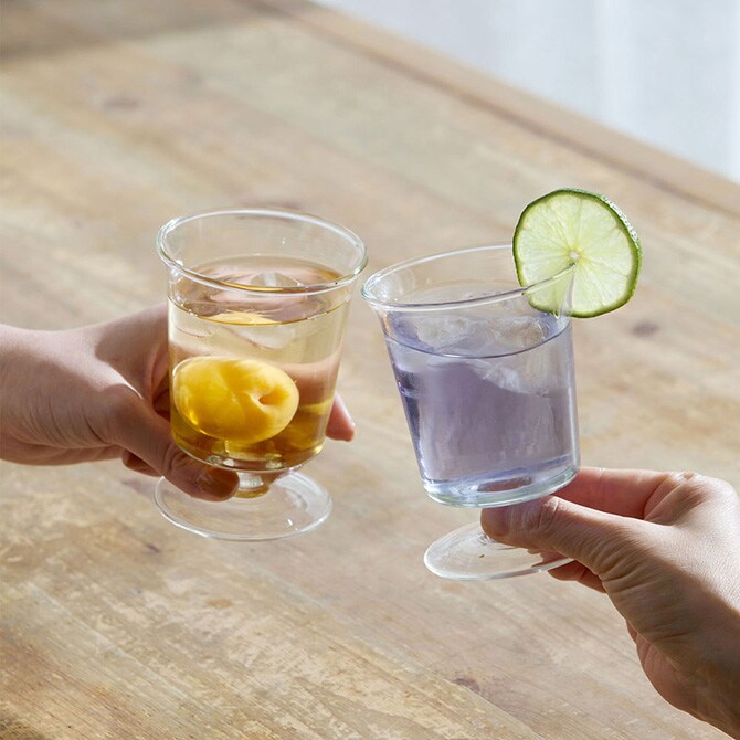 shesay シセイ リューズガラス ステムカップ メロウ トール【単品】  ステムカップ デザートグラス ガラス コップ おしゃれ コーヒーゼリー ヨーグルト 北欧 ナチュラル リサイクルガラス  