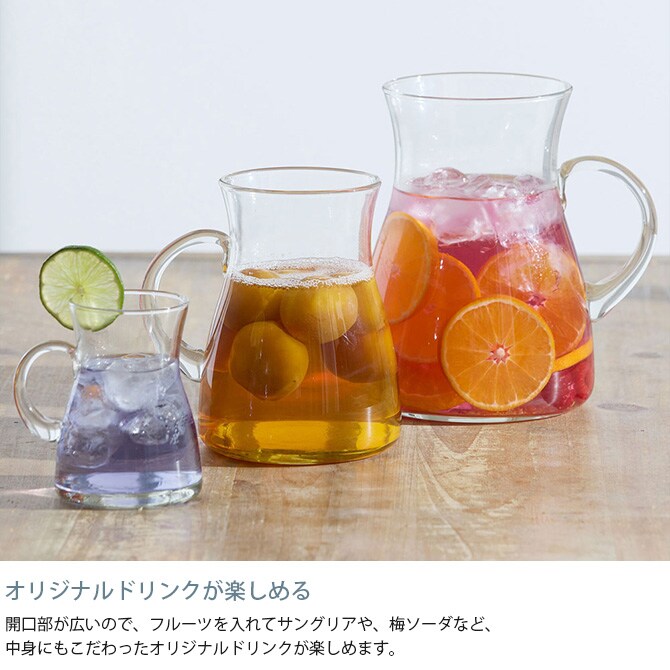 shesay シセイ テーブルブーケがそのまま活けられる リューズガラス カラフェ L  カラフェ 水差し フラワーベース 花瓶 ガラス クリア 透明 リサイクルガラス シンプル おしゃれ  