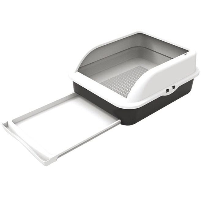 M-PETS エムペッツ TALAキャットリタートレー  猫用 システムトイレ ペットトイレ キャットトイレ 大きな猫ちゃん 多頭飼い 大容量 シンプル モノトーン ペットトイレ  