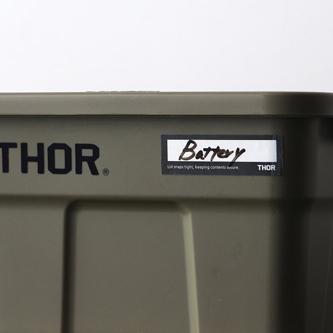 THOR ソー ドキュメントステッカー S ステッカー シール 分類 耐水 おしゃれ 整理収納 ラベリング THOR ソー かっこいい