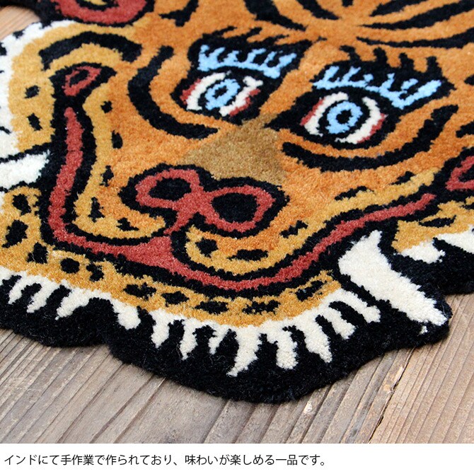 DETAIL ディテール TIBETAN タイガーラグ M