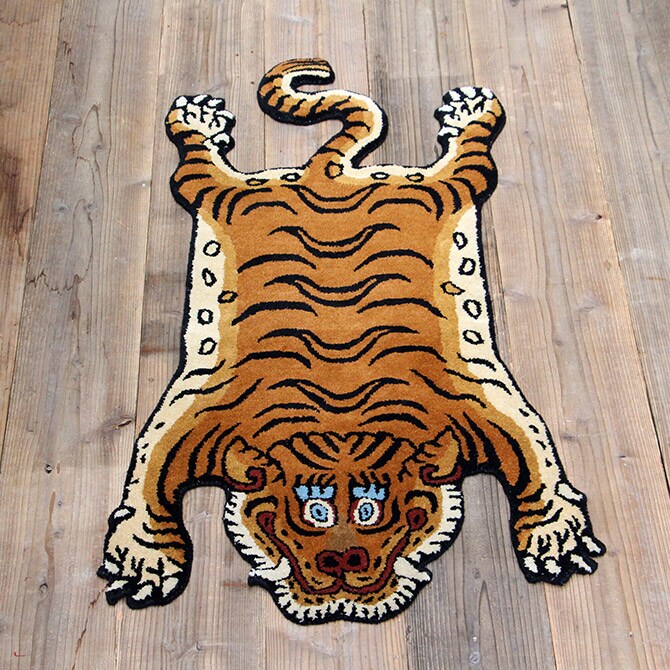 DETAIL ディテール TIBETAN タイガーラグ M