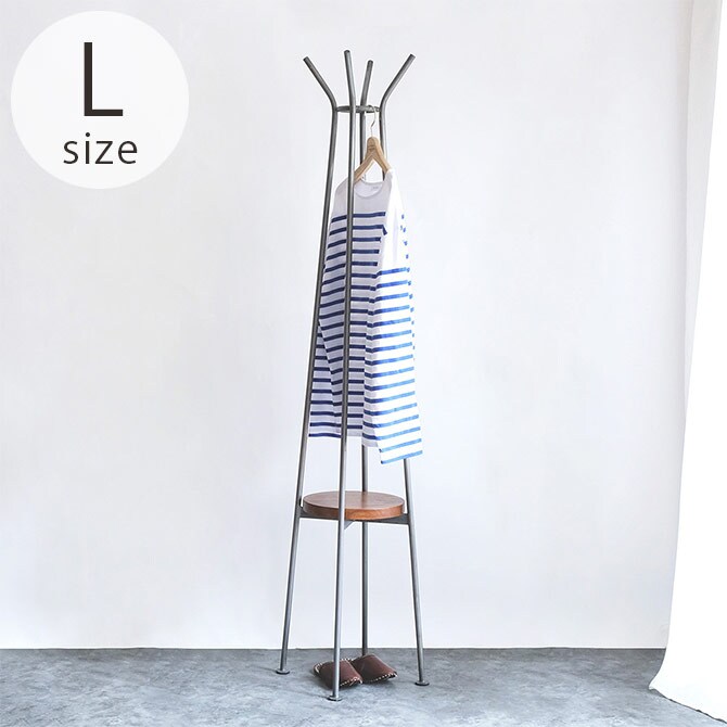 shesay シセイ スペースを利用できるアイアンウッドのコートハンガー L 