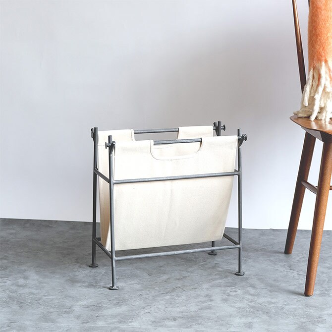 shesay シセイ 汚れたら洗えるキャンバス生地のマガジンラック 