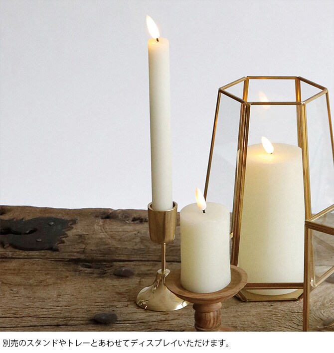 shesay シセイ パーティーやインテリアを彩る LEDライト キャンドル ロッド 2本入り