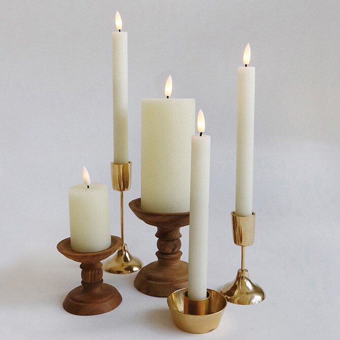 shesay シセイ パーティーやインテリアを彩る LEDライト キャンドル ロッド 2本入り