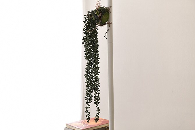 Brown. ブラウン フェイクグリーン グリーンネックレス ハンギングボール 57