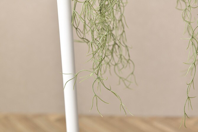 Brown. ブラウン フェイクグリーン スパニッシュモス ハンギングブッシュ グリーン 152