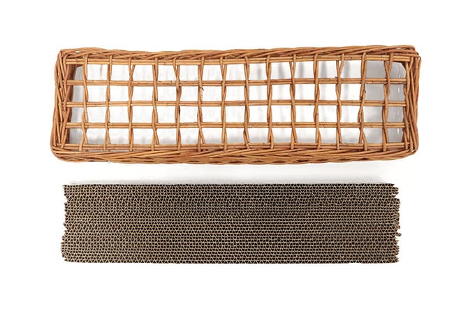 GROOM グルーム 爪とぎバスケット　BY THE AROROG  猫 爪とぎカバー 爪とぎケース バスケット 爪とぎ おしゃれ ラタン ナチュラル かっこいい  