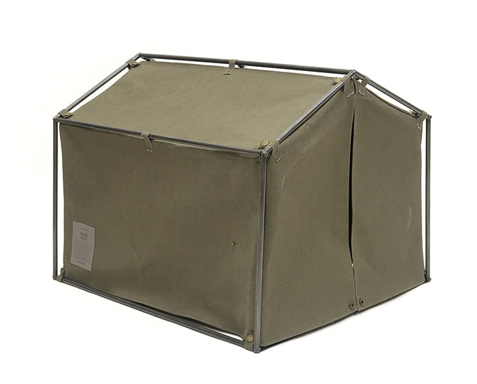 GROOM グルーム テントトイレカバー 猫 トイレカバー 猫トイレ トイレ目隠し システムトイレ対応 テント ヴィンテージ インダストリアル ミリタリー アウトドア