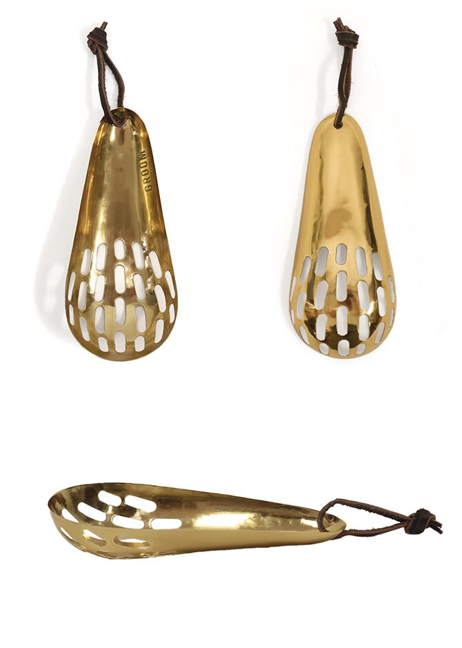 GROOM グルーム アイアントイレスコップ 猫 トイレスコップ スコップ おしゃれ トイレ掃除 猫トイレ アイアン かっこいい 真鍮風