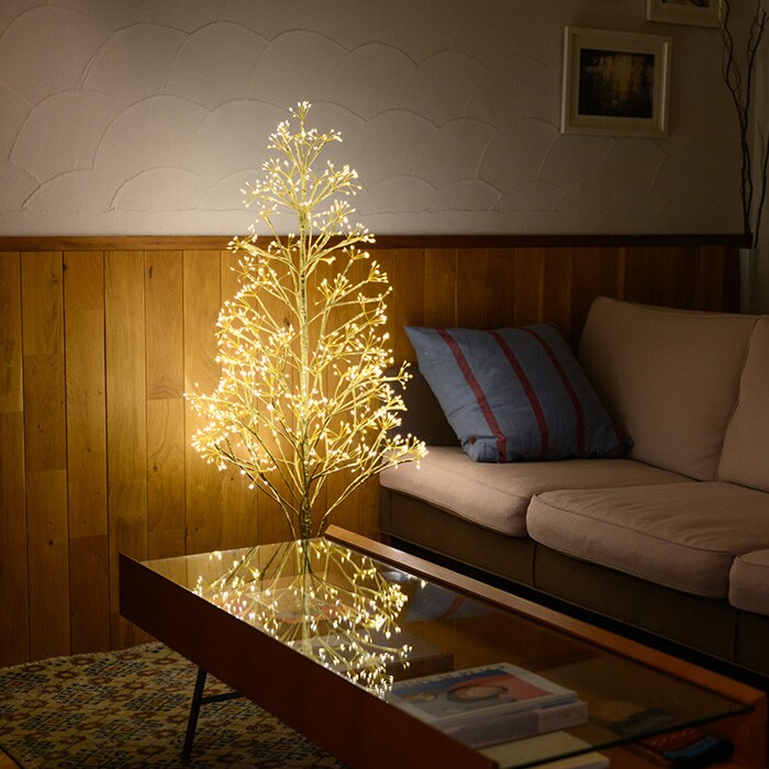 Another Garden アナザーガーデンGOLDY イルミネーションツリー 高さ120cm