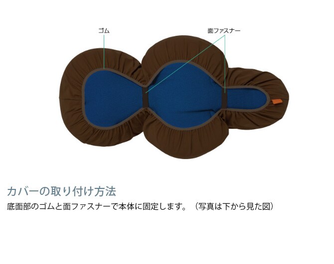 OneAid ワンエイド リラクッション 本体+専用カバー トイプードル 犬 小型犬 トイプードル シニア ビーズクッション 姿勢サポート 高齢 専用カバー付き