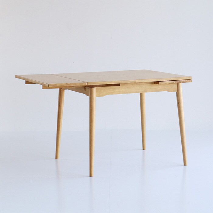 E-toko いいとこ Extension Table  ダイニングテーブル 伸縮式 拡張 2人掛け 4人掛け 90cm 120cm 150cm 木製 伸長式テーブル シンプル おしゃれ 北欧 家具 インテリア  リビング学習  