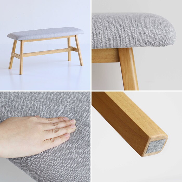 E-toko いいとこ E-Toko Dining Bench  ダイニングベンチ 90cm 2人掛け ダイニングチェア 長椅子 イス ベンチチェア シンプル おしゃれ 北欧 家具 インテリア  リビング学習  