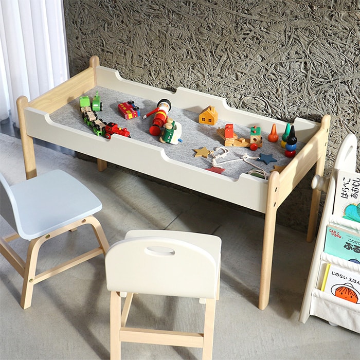 Kids Play Table  プレイテーブル キッズ 子供 子ども 学習机 子ども用テーブル キッズテーブル 木製 シンプル おしゃれ 北欧 子供家具 インテリア  