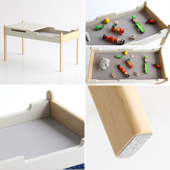 Kids Play Table  プレイテーブル キッズ 子供 子ども 学習机 子ども用テーブル キッズテーブル 木製 シンプル おしゃれ 北欧 子供家具 インテリア  
