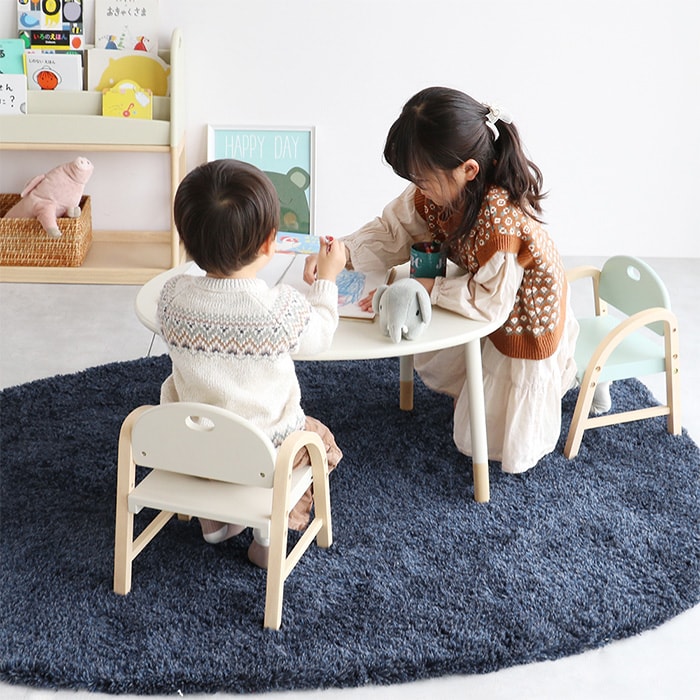 Kids Onigiri Table  キッズテーブル 高さ調節可能 キッズ 子供 子ども 学習机 子ども用テーブル 木製 シンプル おしゃれ 北欧 子供家具 インテリア  