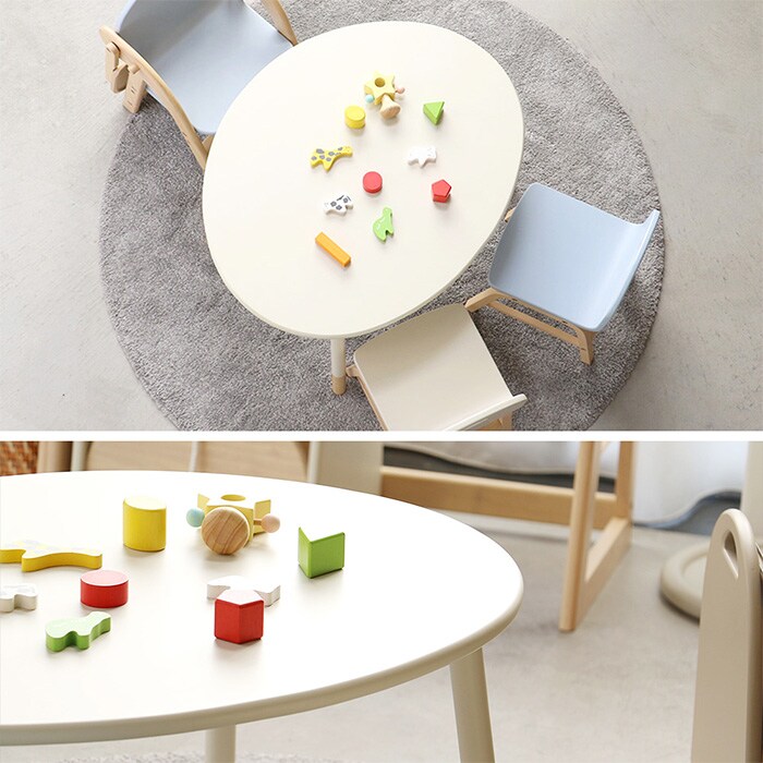Kids Onigiri Table  キッズテーブル 高さ調節可能 キッズ 子供 子ども 学習机 子ども用テーブル 木製 シンプル おしゃれ 北欧 子供家具 インテリア  