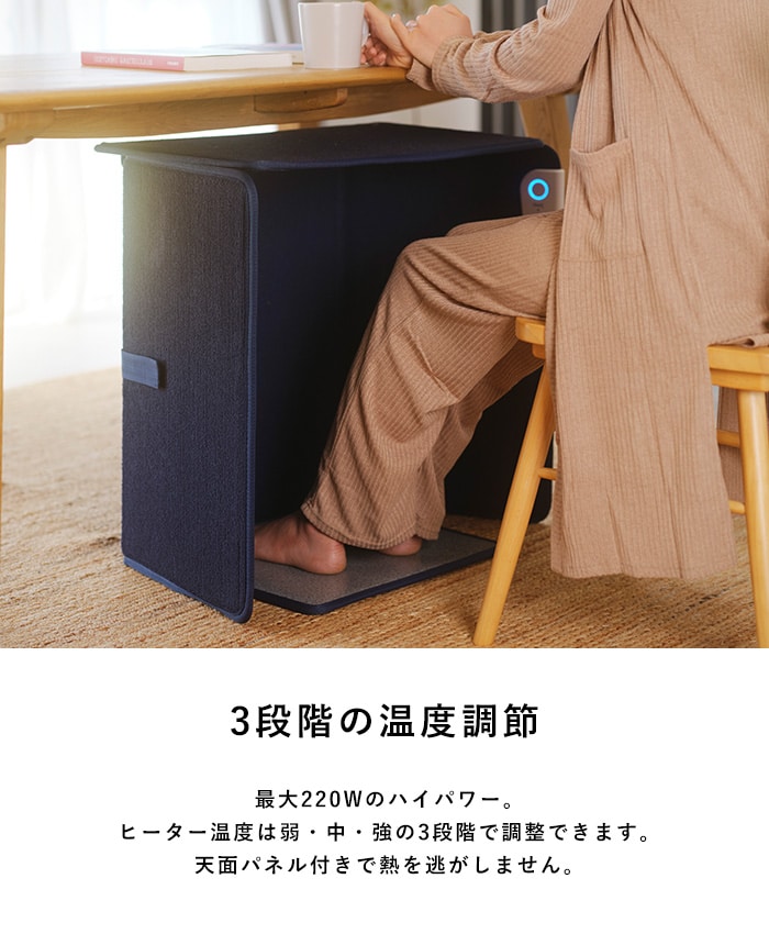 ELAiCE エレス 5面パネルヒーター ヌーク 5P25 パネルヒーター 足元ヒーター 折りたたみ デスクヒーター フットヒーター 足元暖房 タイマー 防寒グッズ 寒さ対策 デスクワーク