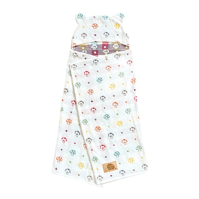 Hoppetta バスポンチョ 赤ちゃん ベビー バスローブ バスタオル ガウン 男の子 女の子 かわいい おしゃれ プール お風呂 出産祝い ギフト 贈り物