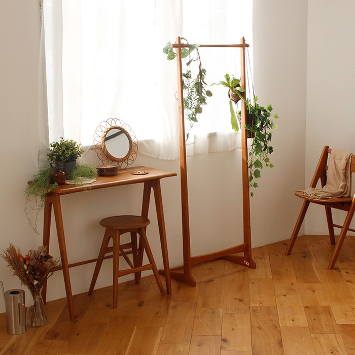 Spera ハンガーラック  洋服ラック 衣類 収納 洋服 おしゃれ シンプル 北欧 木製 スリム コンパクト 棚付き 省スペース 一人暮らし インテリア 新生活  