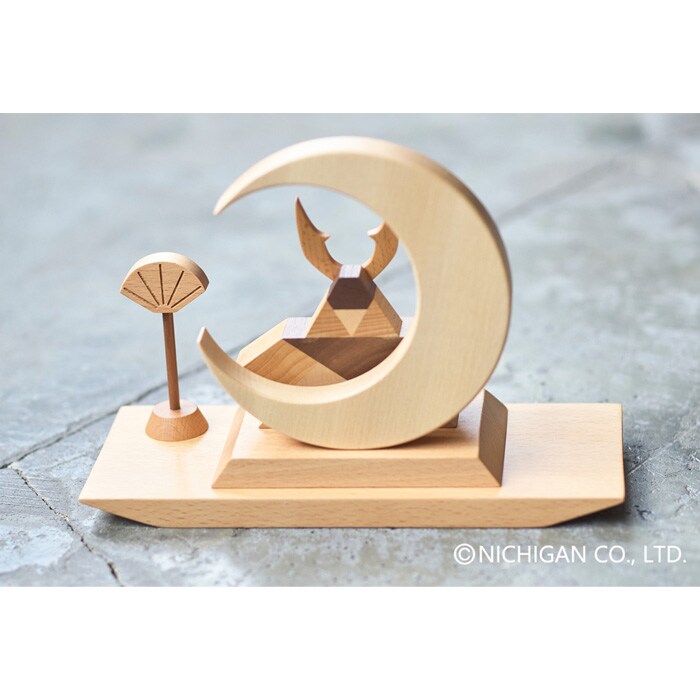 ニチガン WOOD DECORATION 「将」  五月人形 鎧飾り コンパクト 木製 おしゃれ モダン インテリア 初節句 男の子 端午の節句 こどもの日 子供の日 ギフト プレゼント  