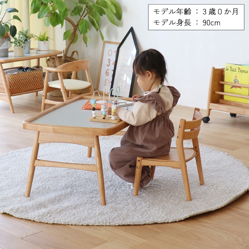 nork note キッズプレイテーブル  子供用テーブル 折りたたみ おもちゃ 木製 広々 キッズルーム 遊び場 工作 ローテーブル 北欧 ナチュラル おしゃれ  