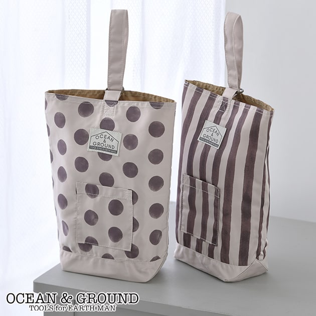 OCEAN&GROUND オーシャンアンドグラウンド シューズBAG DOT&STRIPES 1215006DT