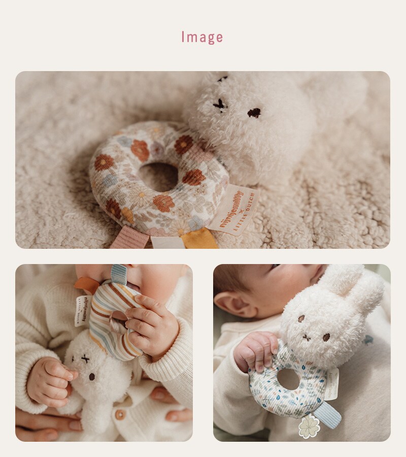 miffy x Little Dutch ミッフィー×リトルダッチ ベビーラトル TYLITNIJN761 