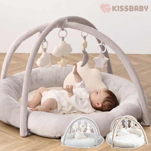 KISS BABY キスベビー まぁるいおそらのプレイジムマット 1010415171