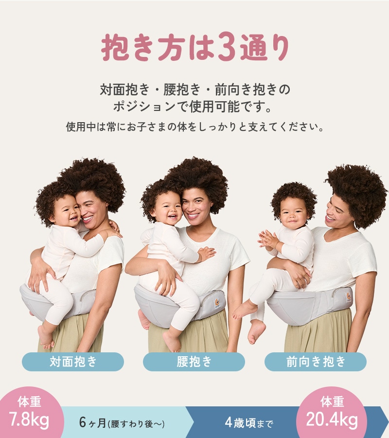 Ergobaby Lift リフト ヒップシート CREGBCHIPGRYBX