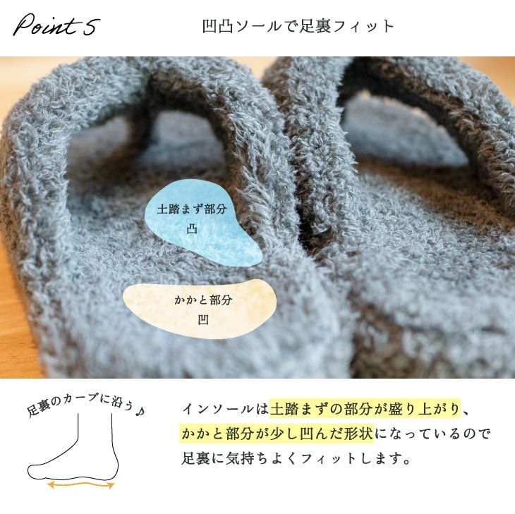 Piede(ピエーデ) パイルトングスリッパ 73885 