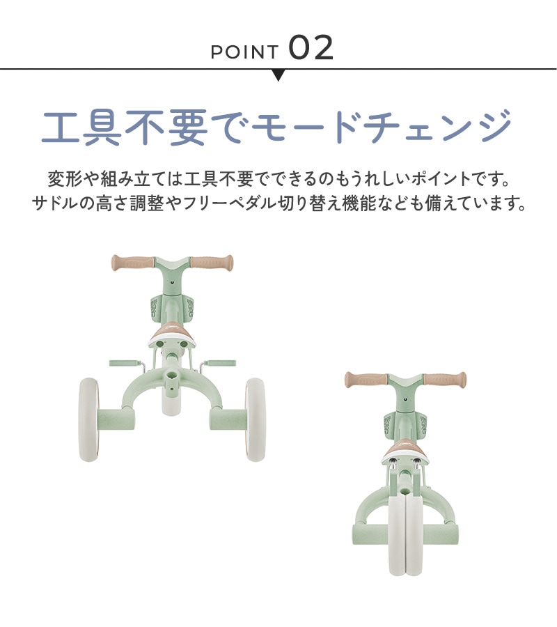 GLOBBER グロッバー ラーニングトライク　3in1　プラスECO WLGB738109JP 