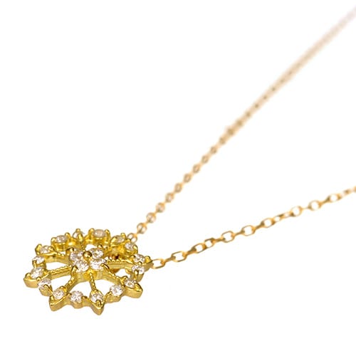 K18 diamond necklace idea