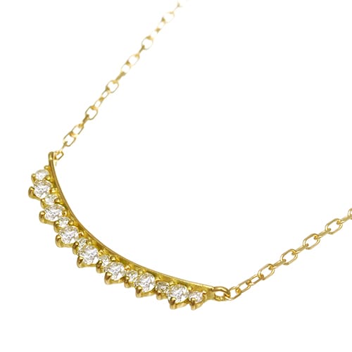 K18 diamond necklace