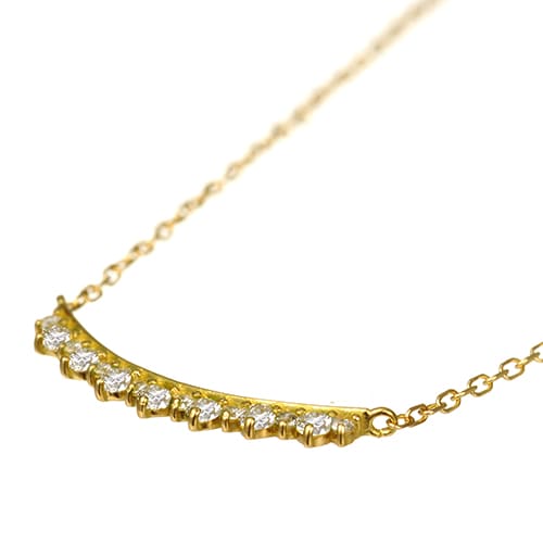 K18 diamond necklace