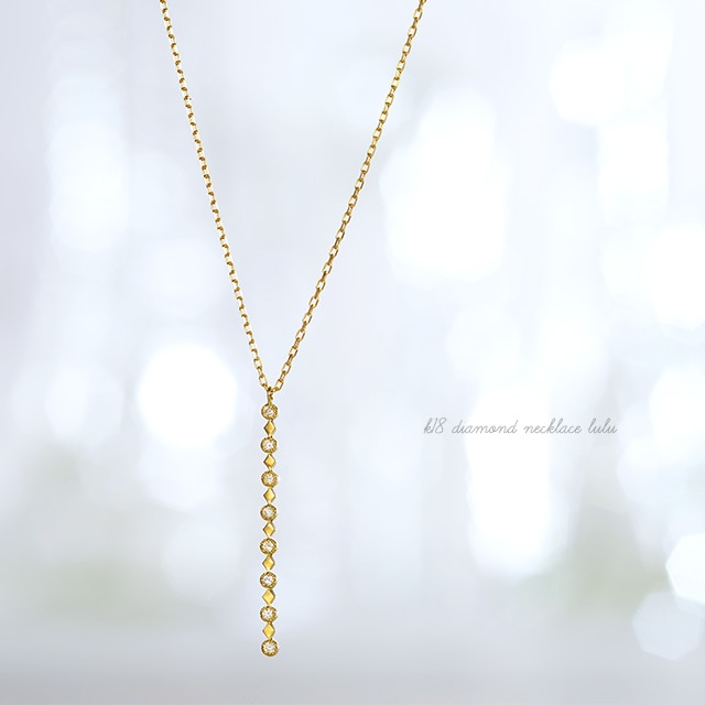 K18 diamond necklace lulu