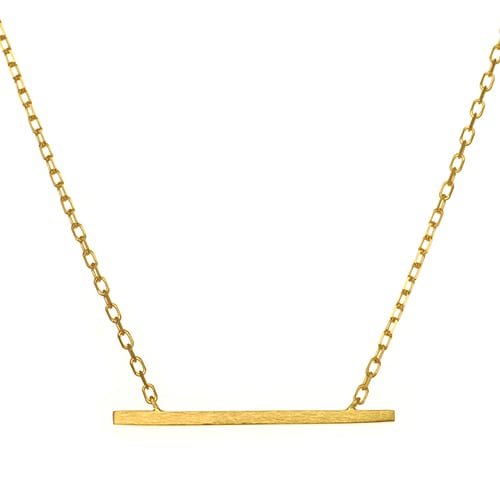 K18 necklace straight