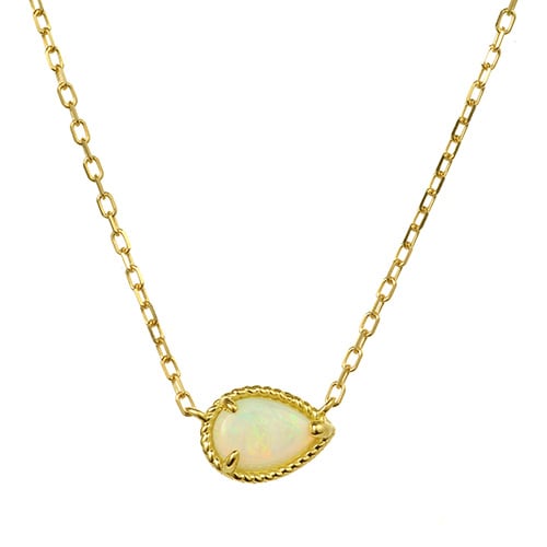 K18 opal necklace destiny point