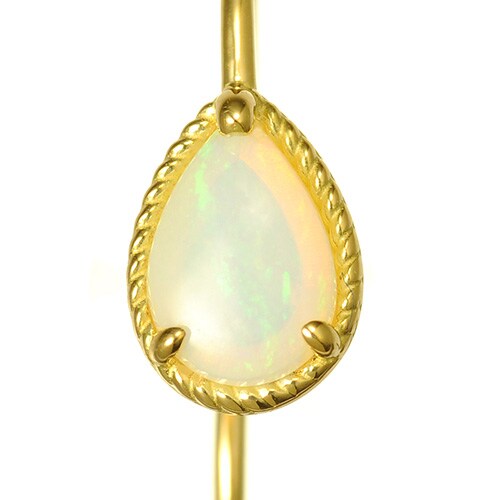 K18 opal pierced earrings destiny point