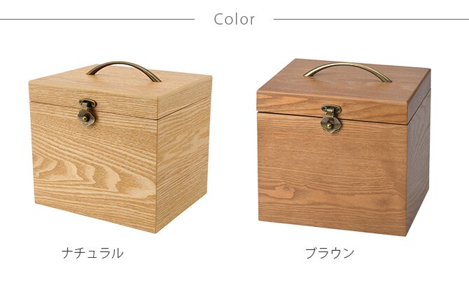 ナチュラルウッド 横型 コスメボックス ワイドミラー  木製 メイクボックス コスメティック 鏡 北欧 ナチュラル おしゃれ シンプル 化粧品 収納  